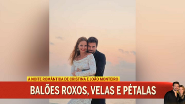 Cristina Ferreira publica imagens de noite romântica com João Monteiro