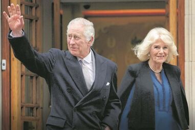 Rei Carlos III e a rainha Camila   