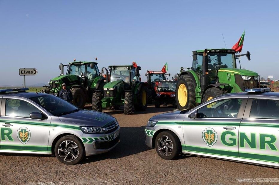 Agricultores em protesto