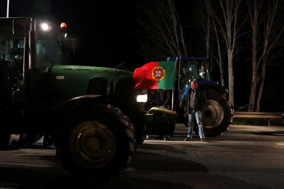 Agricultores em protesto em Elvas