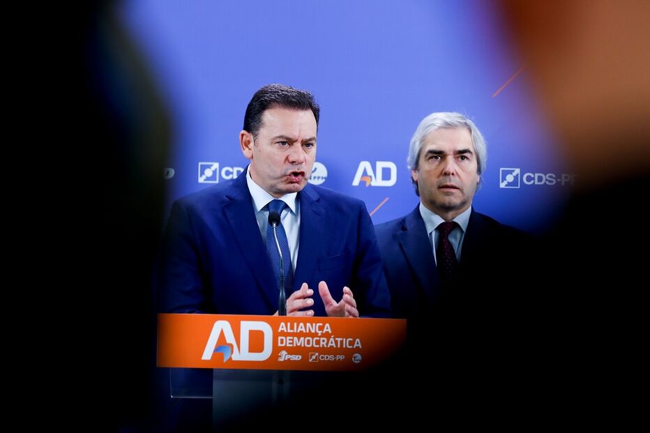 Luís Montenegro e Nuno Melo