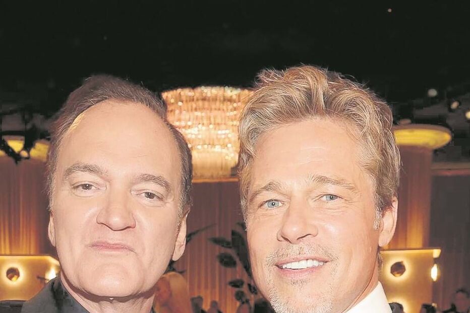 Quentin Tarantino e Brad Pitt