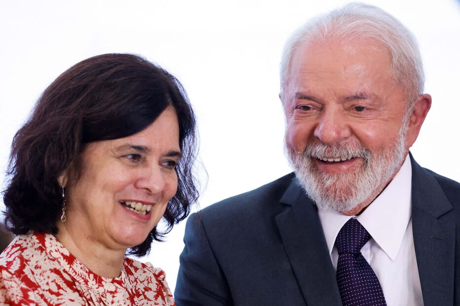 Nisia Trindade e Lula da Silva