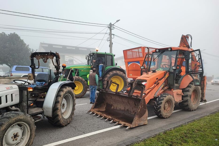 Protestos dos agricultores em Valença