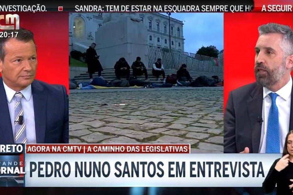 Entrevista a Pedro Nuno Santos na CMTV