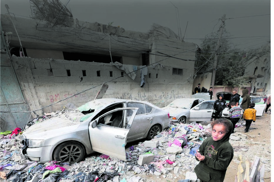 A cidade de Rafah, na fronteira com o Egito, está situada numa zona anteriormente proclamada “segura” por Israel 