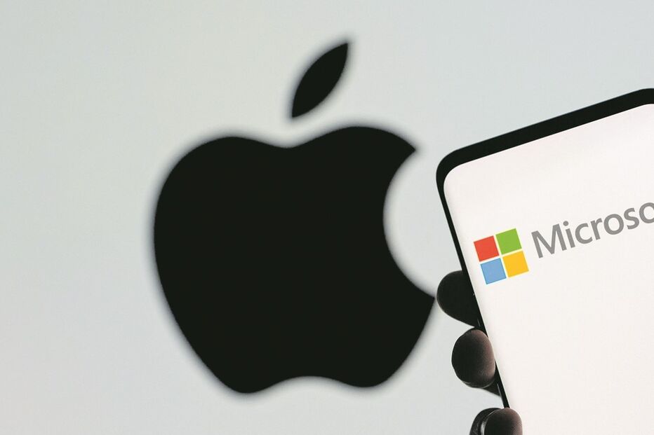 Microsoft, apple