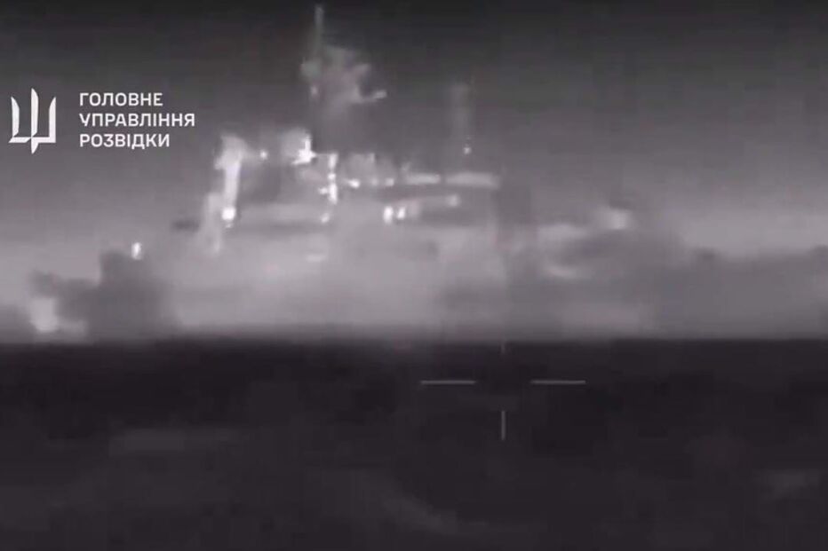 Navio russo afundado por Kiev