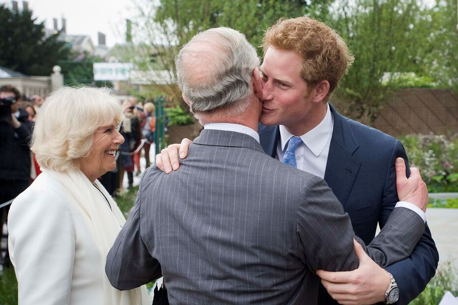 Príncipe Harry e o rei Carlos III