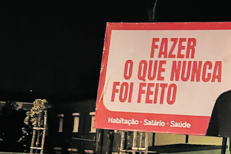 Cartaz do Bloco de Esquerda