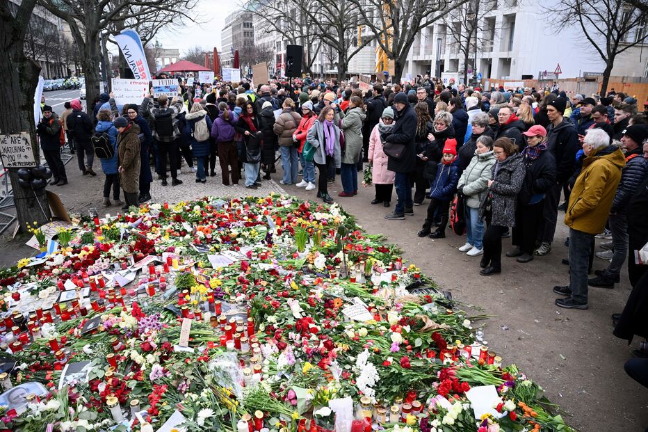 Homenagem a Alexei Navalny em Berlim, Alemanha