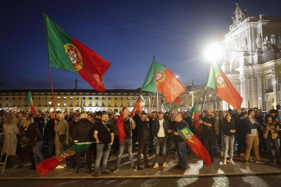 Polícias em protesto