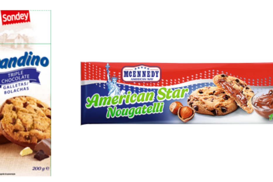 Sondey Farmer Cookies e McEnnedy Bolachas recheadas Nougatelli
