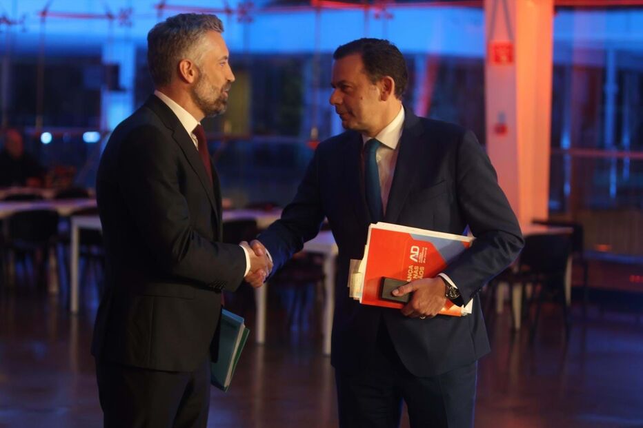 Pedro Nuno Santos e Luís Montenegro