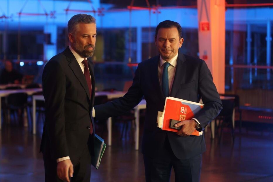 Pedro Nuno Santos e Luís Montenegro