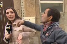 Ticiana Xavier foi agredida por um homem, durante a emissão do ‘Dois às 10’ (TVI), na quinta-feira