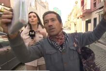 Ticiana Xavier foi agredida por um homem, durante a emissão do ‘Dois às 10’ (TVI), na quinta-feira