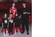 Georgina Rodríguez, Cristianinho, os gémeos Eva e Mateo e Alana Martina