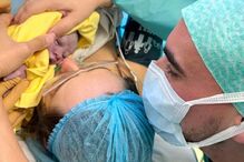 Ricardo Horta, Cátia Almeida e a filha Madalena