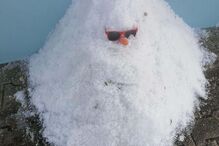 Boneco de granizo na Lourinhã