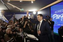 Luís Montenegro declara vitória: 