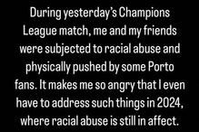 Jogador do FC Porto critica atos racistas de adeptos portistas contra namorada e amigos