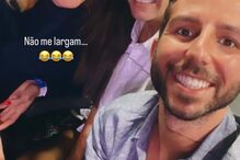 Os três amigos são inseparáveis