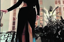 Apresentadora está em Miami