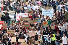 Manifestação de estudantes em Lisboa