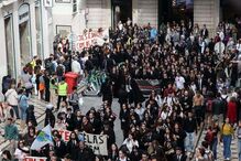 Manifestação de estudantes em Lisboa
