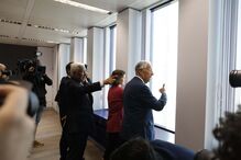 Visita ao edifício novo do executivo antes do último Conselho de Ministros de António Costa