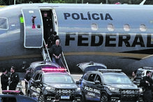 Domingos Brazão, um dos irmãos detidos, à chegada a Brasília 