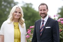 Princesa Mette-Marit da Noruega e o marido Haakon, Príncipe Herdeiro da Noruega