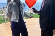 Mariana Medeiros no casamento de Bernardo Sousa e Bruna Gomes