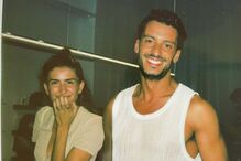 Ruben Rua e a namorada Kim Nader