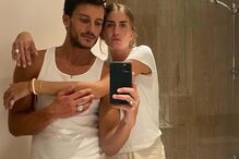 Ruben Rua e a namorada Kim Nader