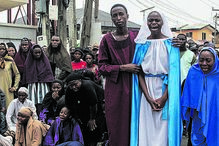 Nigéria. Na cidade de Lagos também foi recriada a Via-Sacra