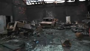 Incêndio destrói três pavilhões de fábrica em Alcobaça