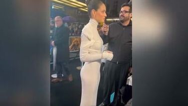 Comentadores do ‘Noite das Estrelas’ reagem a look de Daniela Melchior na apresentação do filme “Road House”