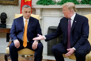 Encontro entre Viktor Orbán e Donald Trump