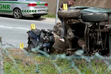 Dois militares da GNR entre os quatro feridos em acidente