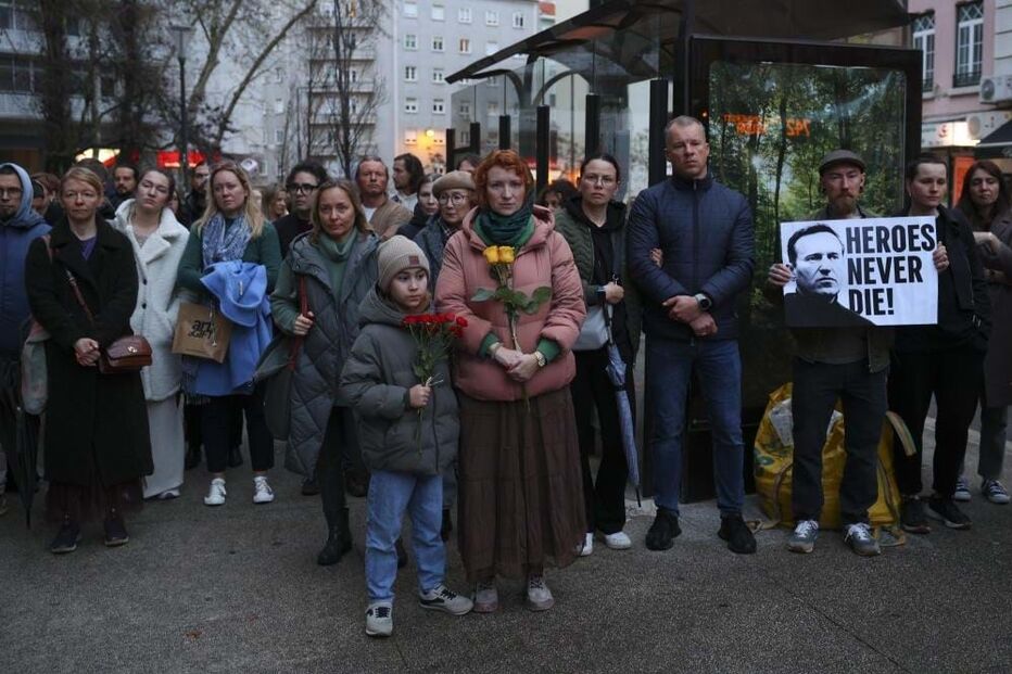 Homenagem a Navalny em Lisboa