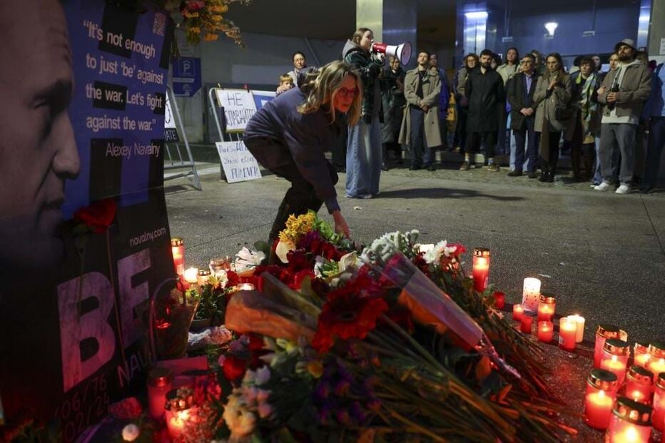 Homenagem a Navalny em Lisboa