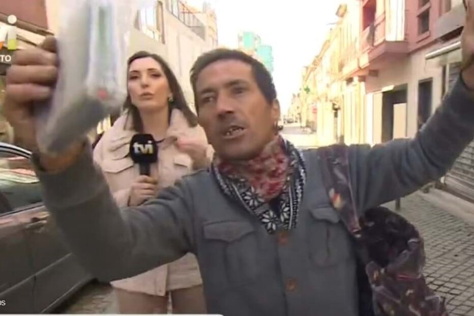 Ticiana Xavier foi agredida por um homem, durante a emissão do ‘Dois às 10’ (TVI), na quinta-feira