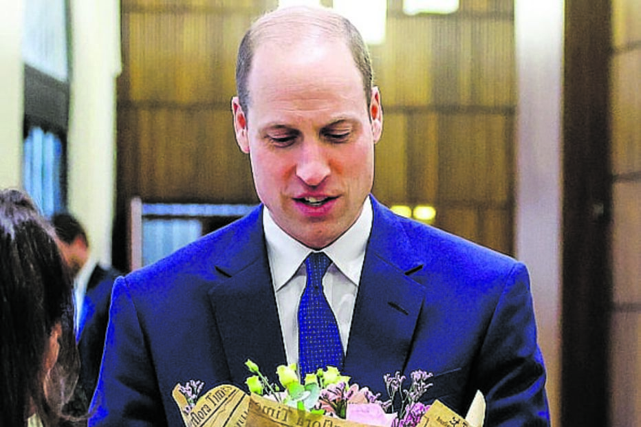 Príncipe William a visitar a mulher, no hospital