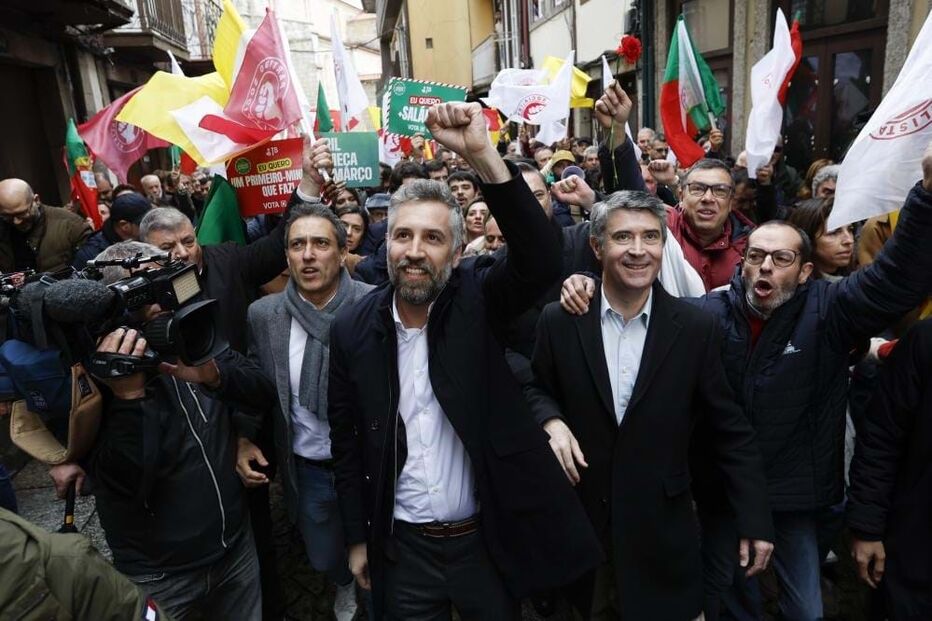 Pedro Nuno Santos em campanha