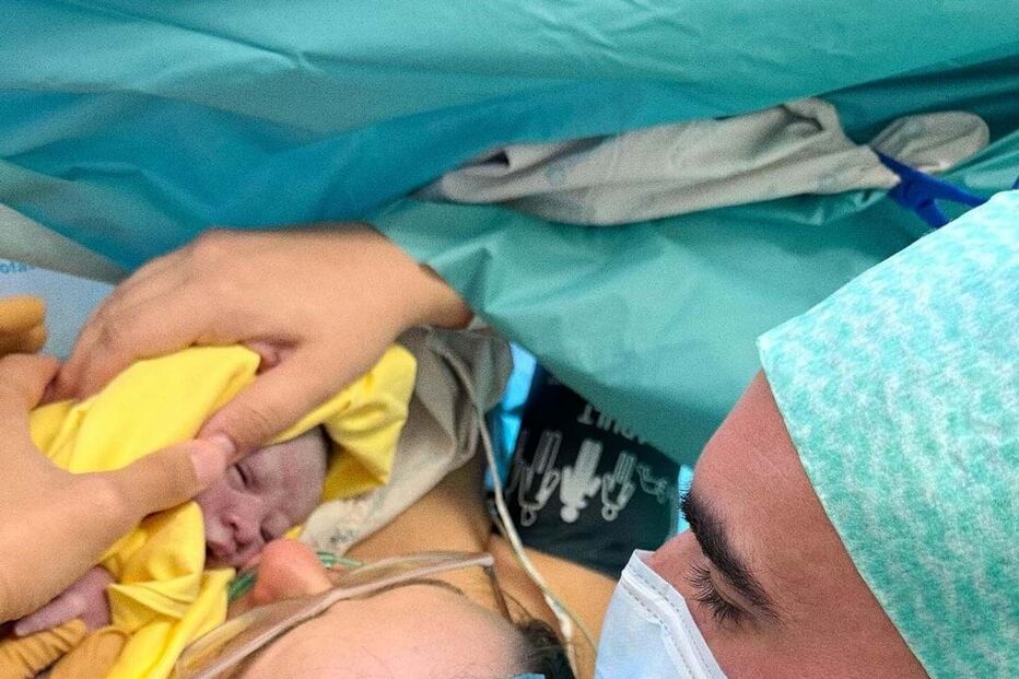 Ricardo Horta, Cátia Almeida e a filha Madalena