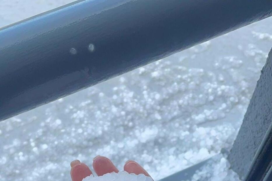 Granizo na Maia, Porto