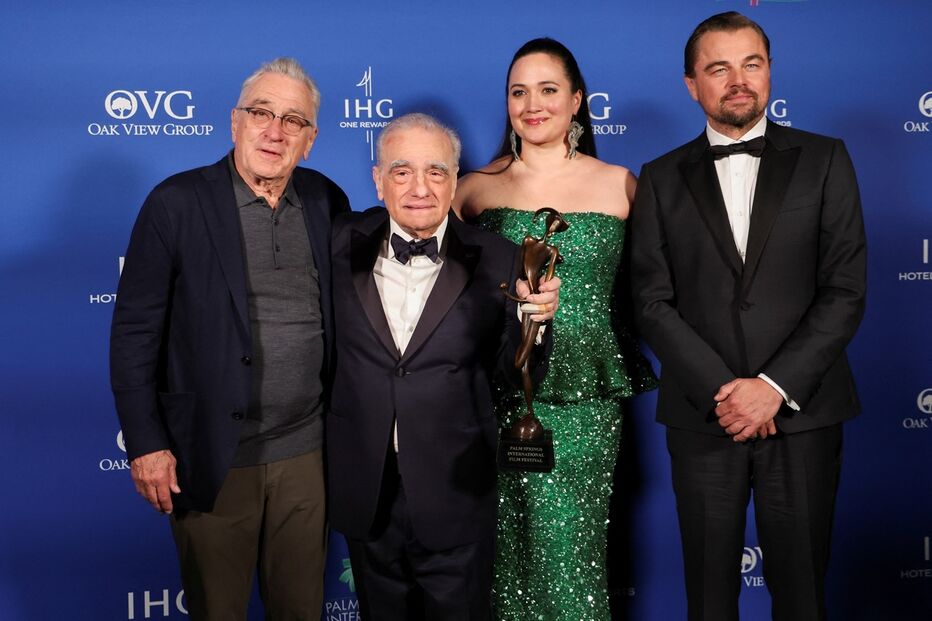 Martin Scorsese, DiCaprio e Robert De Niro 