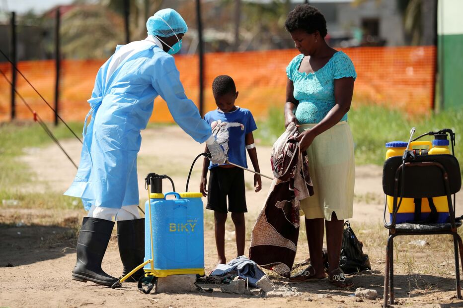 Centro de tratamento em Moçambique